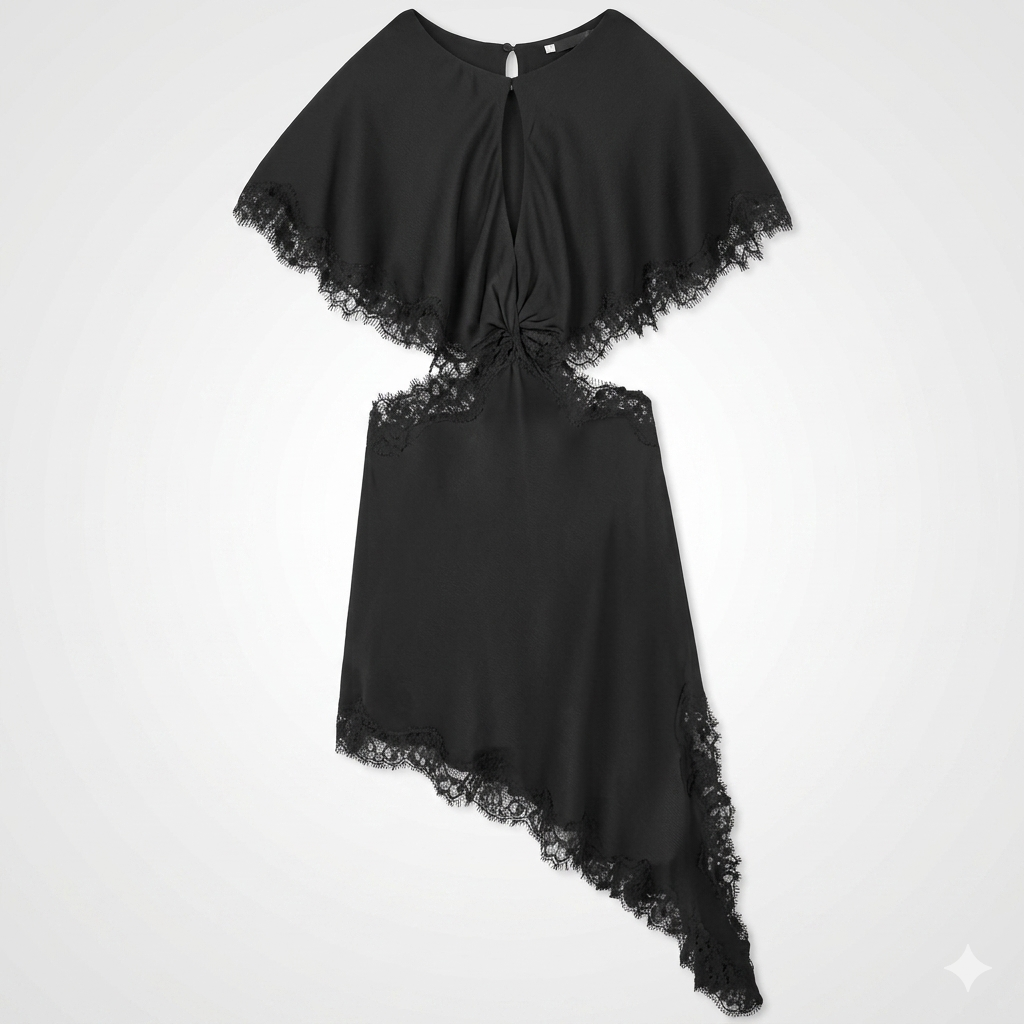 Vestido Satin Bat