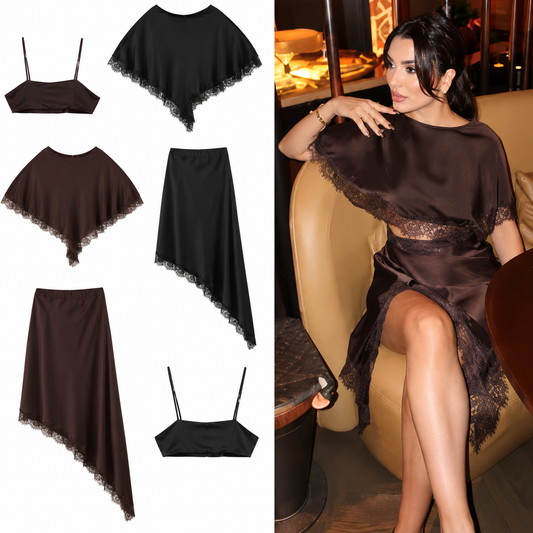Vestido Satin Bat