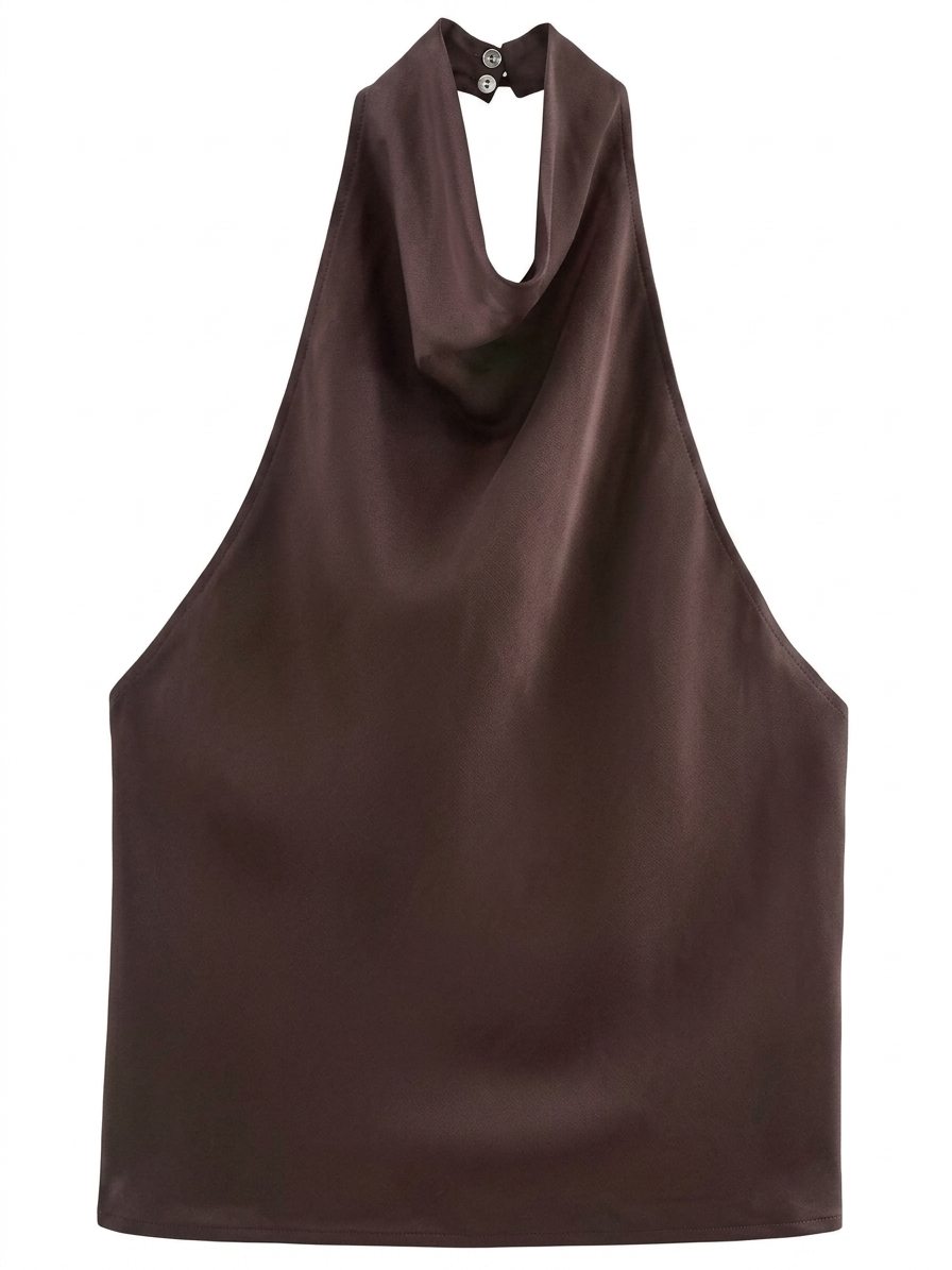 Top Halter Satin