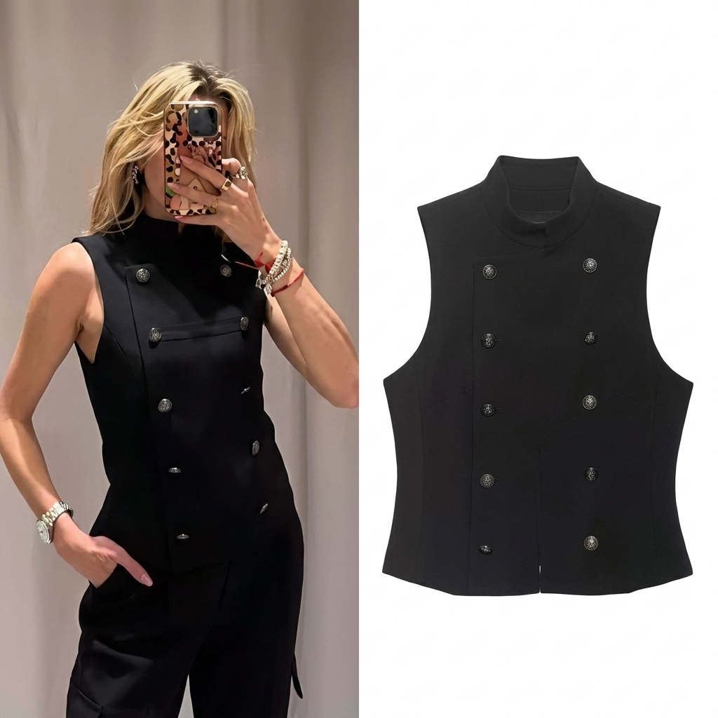 Chaleco Nudo Crop